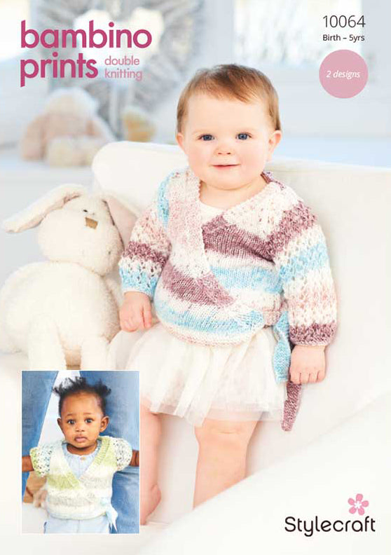 Stylecraft Bambino Prints DK - Cardigans (10064)