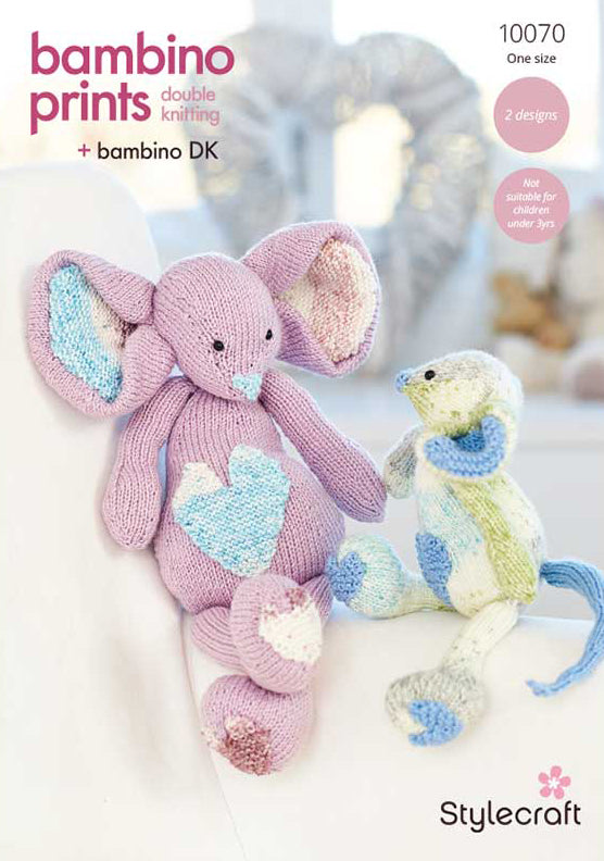 Stylecraft Bambino Prints DK & Bambino DK - Tommy & Johnny the Mouse (10070)