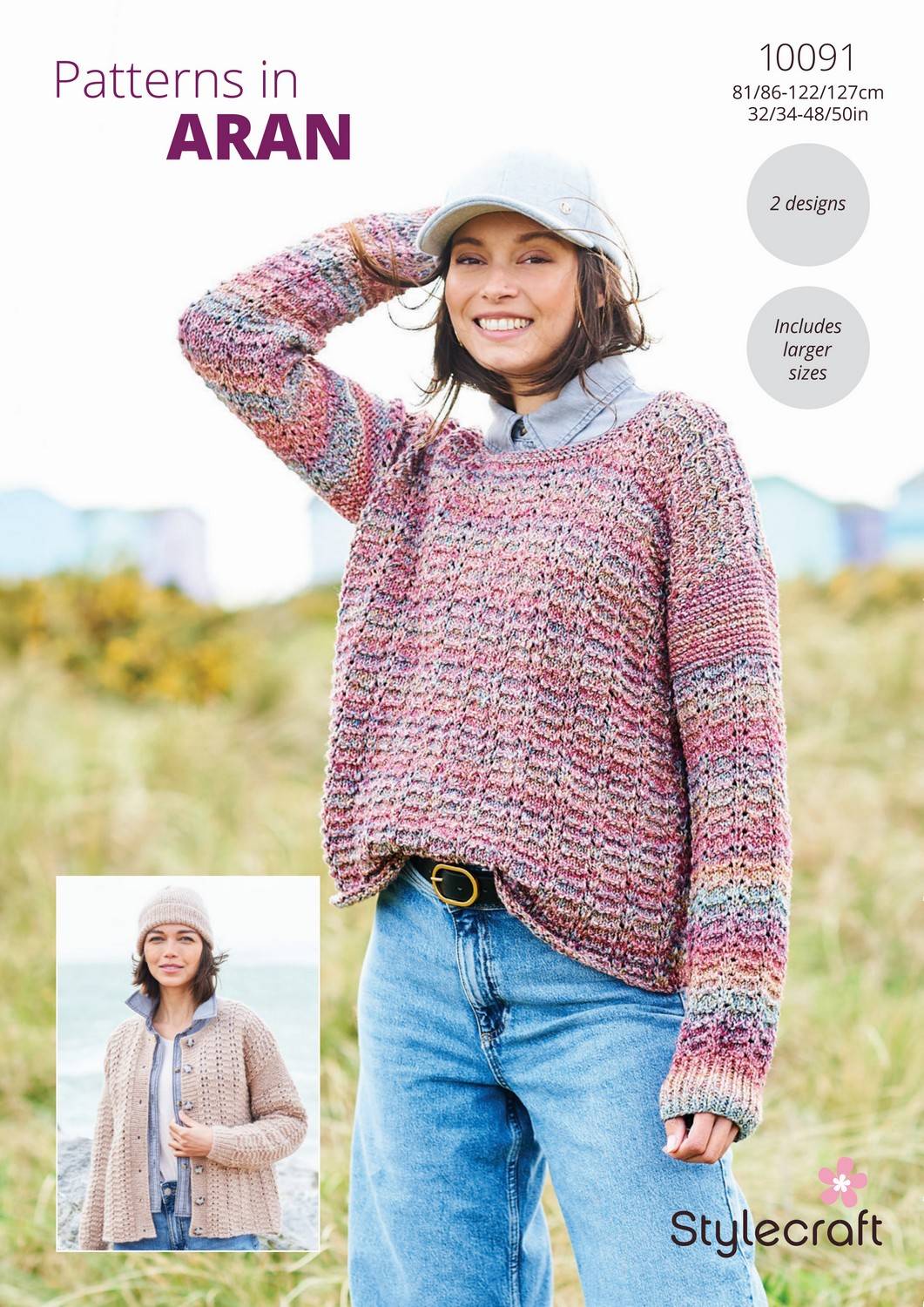 Stylecraft Grace & Impressions Aran - Sweater & Cardigan (10091)