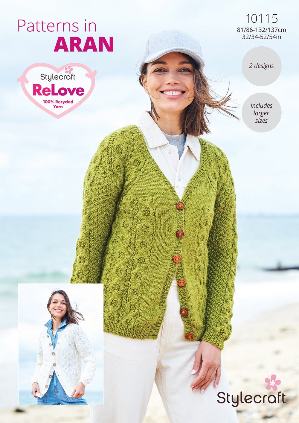 Stylecraft ReLove Aran - Cardigans (10115)