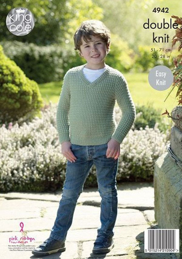 King Cole Luxury Merino DK - Sweater & Slipover (4942)