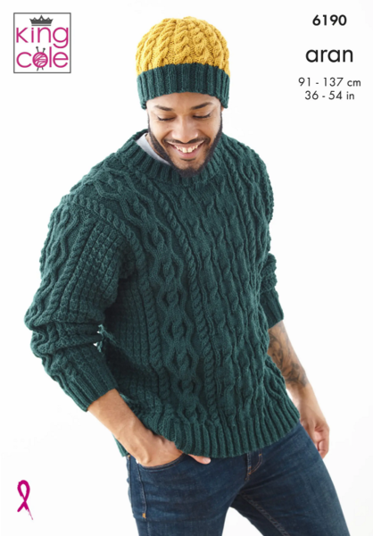 Big yarn sweater best sale