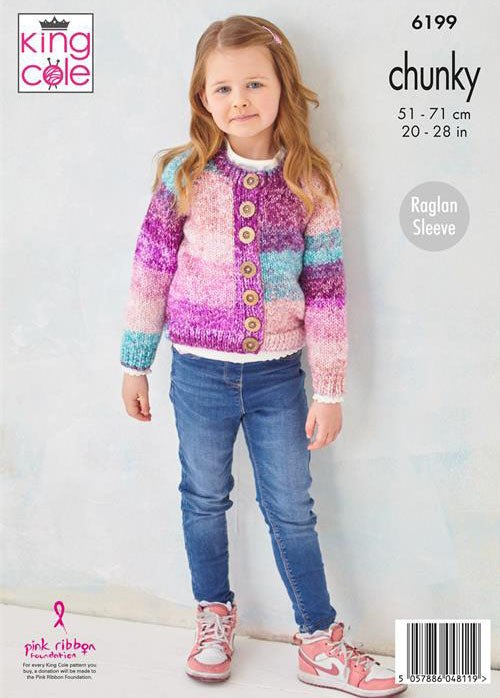 King Cole Hedgerow Chunky - Cardigan & Sweater (6199)