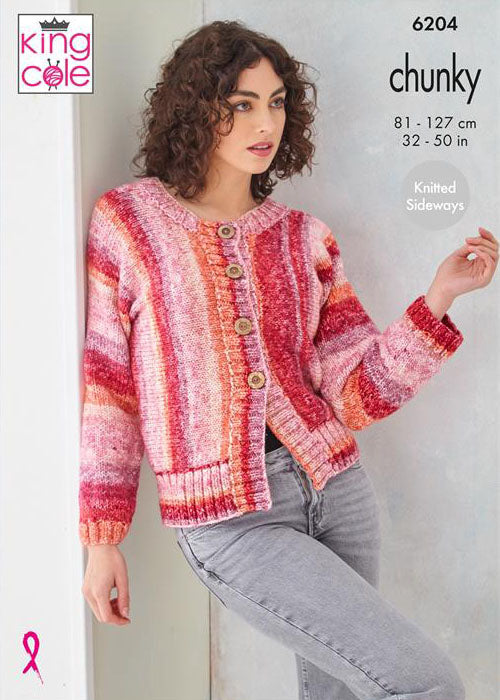 King Cole Hedgerow Chunky - Sweater & Jacket (6204)