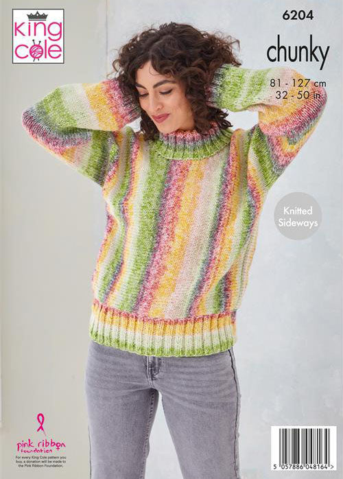 King Cole Hedgerow Chunky - Sweater & Jacket (6204)