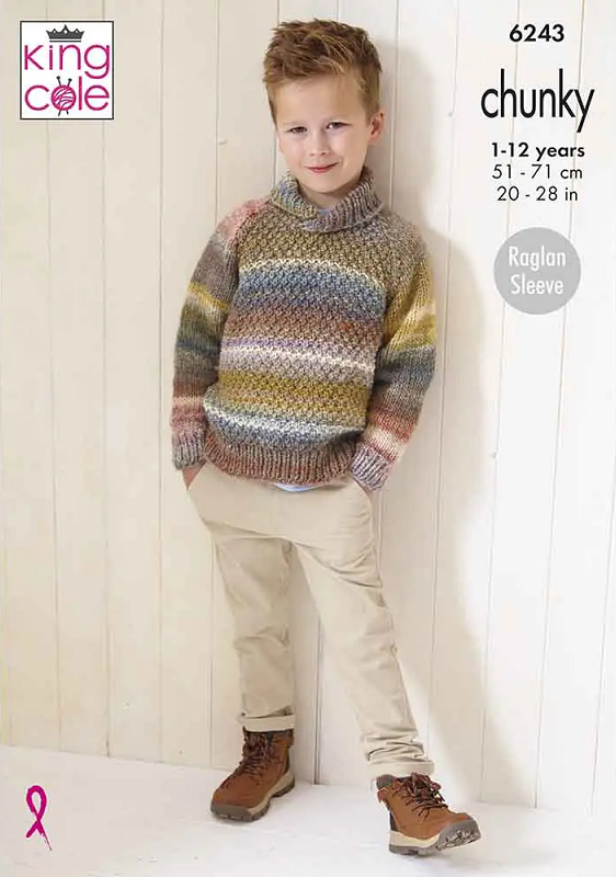 King Cole Cottagespun Chunky - Sweaters (6243)