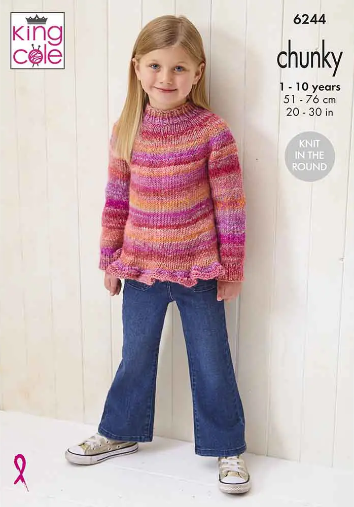 King Cole Cottagespun Chunky - Sweaters (6244)