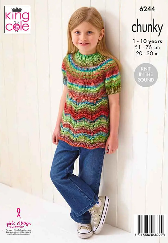 King Cole Cottagespun Chunky - Sweaters (6244)