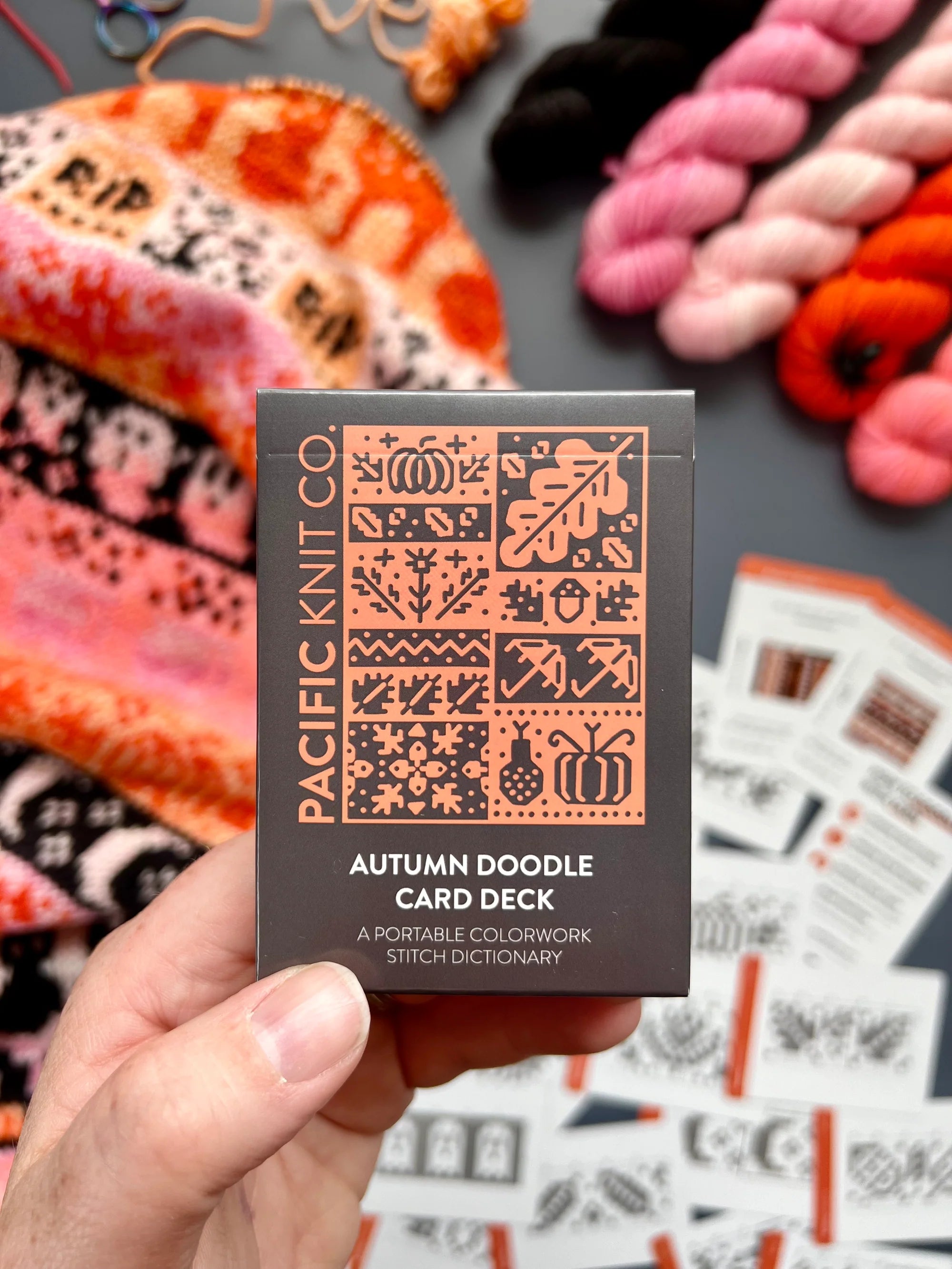 Pacific Knit Co Doodle Card Deck - Autumn Theme