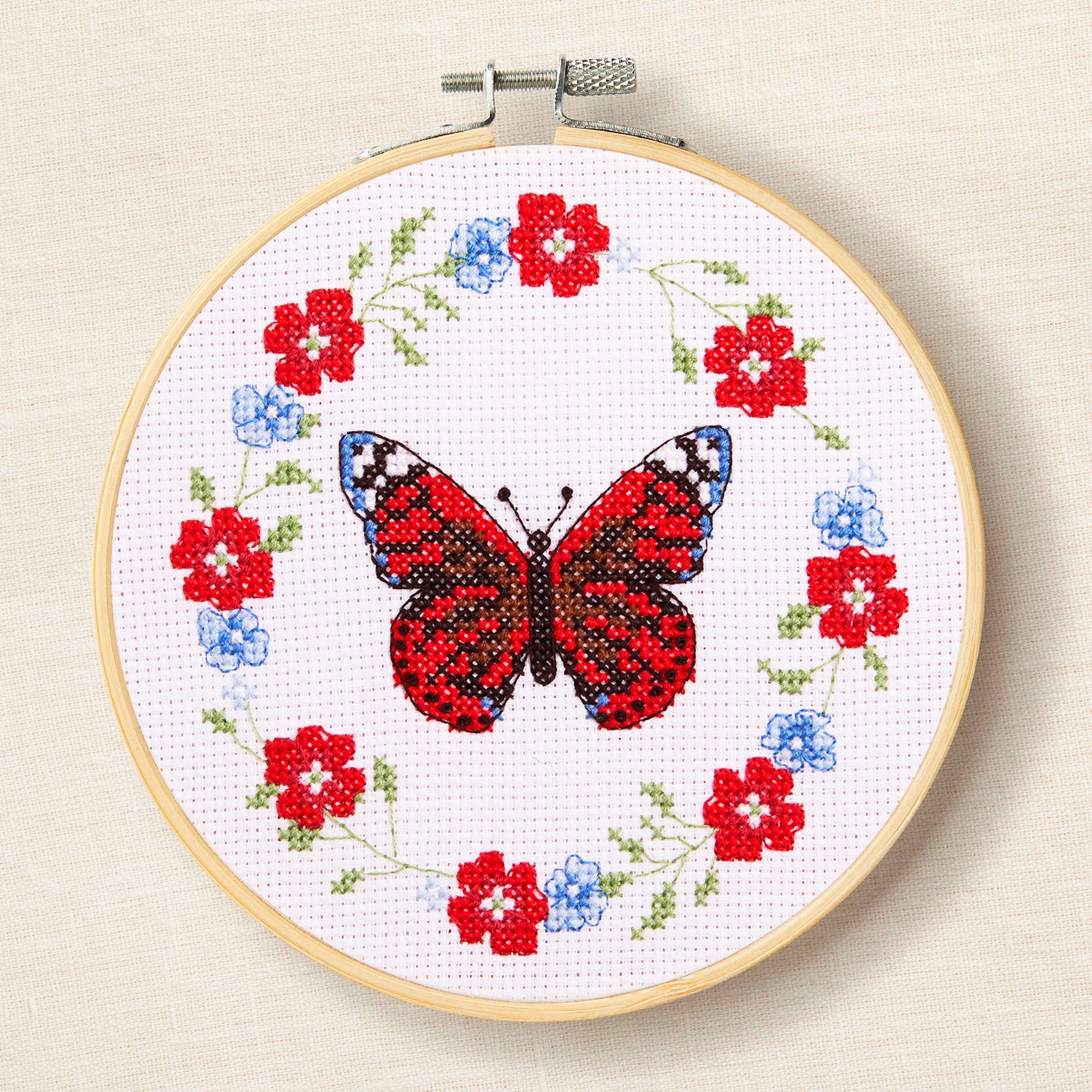 DMC Butterfly Blooms by Jo Aston (Cross Stitch Kit)