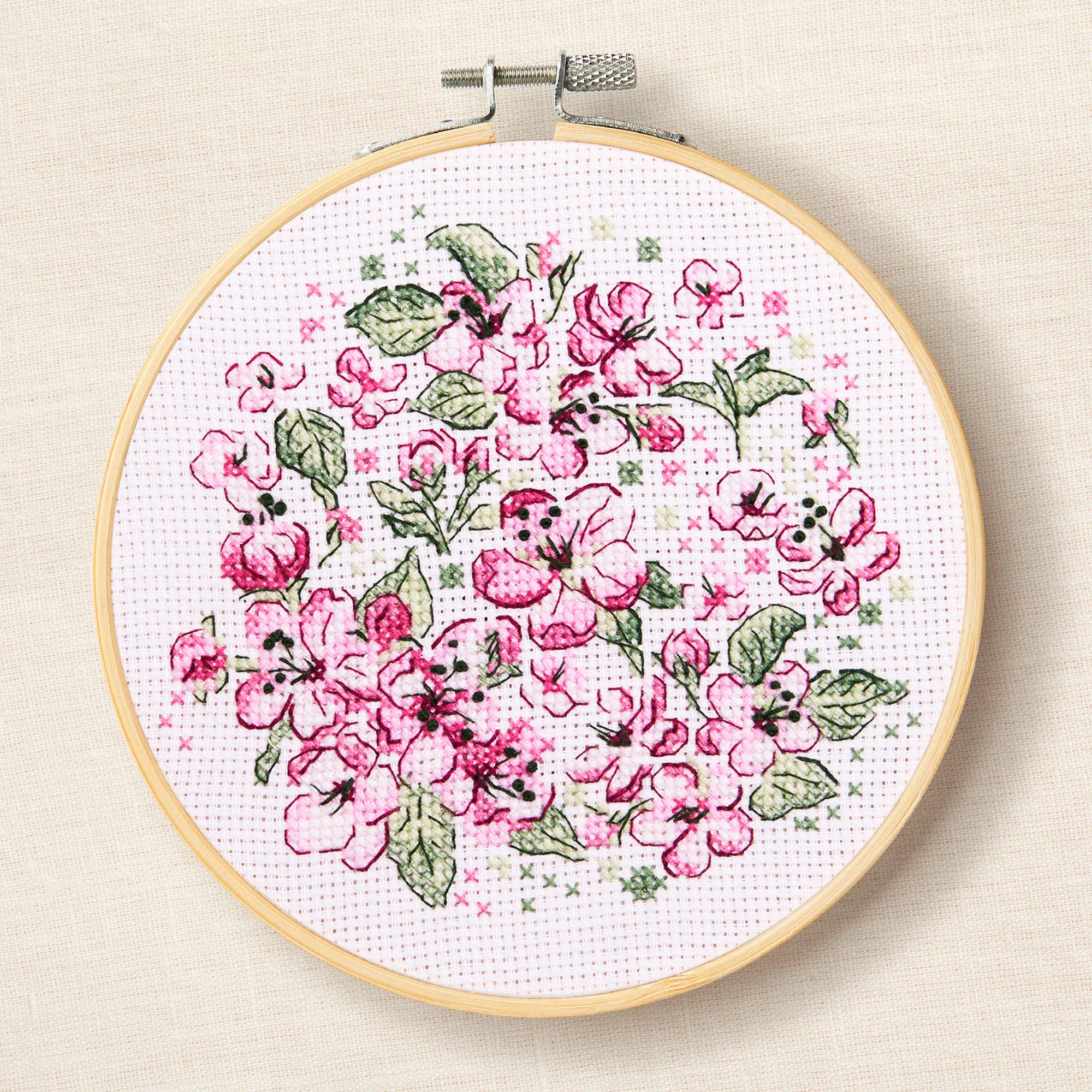 DMC Cherry Blossom by Anna Matvieieva (Cross Stitch Kit)