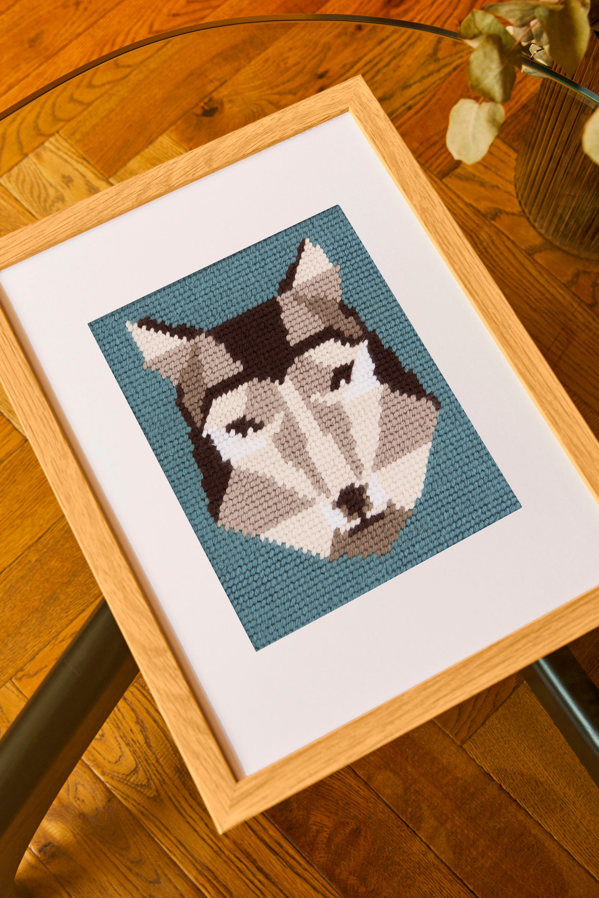 DMC Geo Wolf by Quail Studio (Tapestry & Needlepoint Kit)