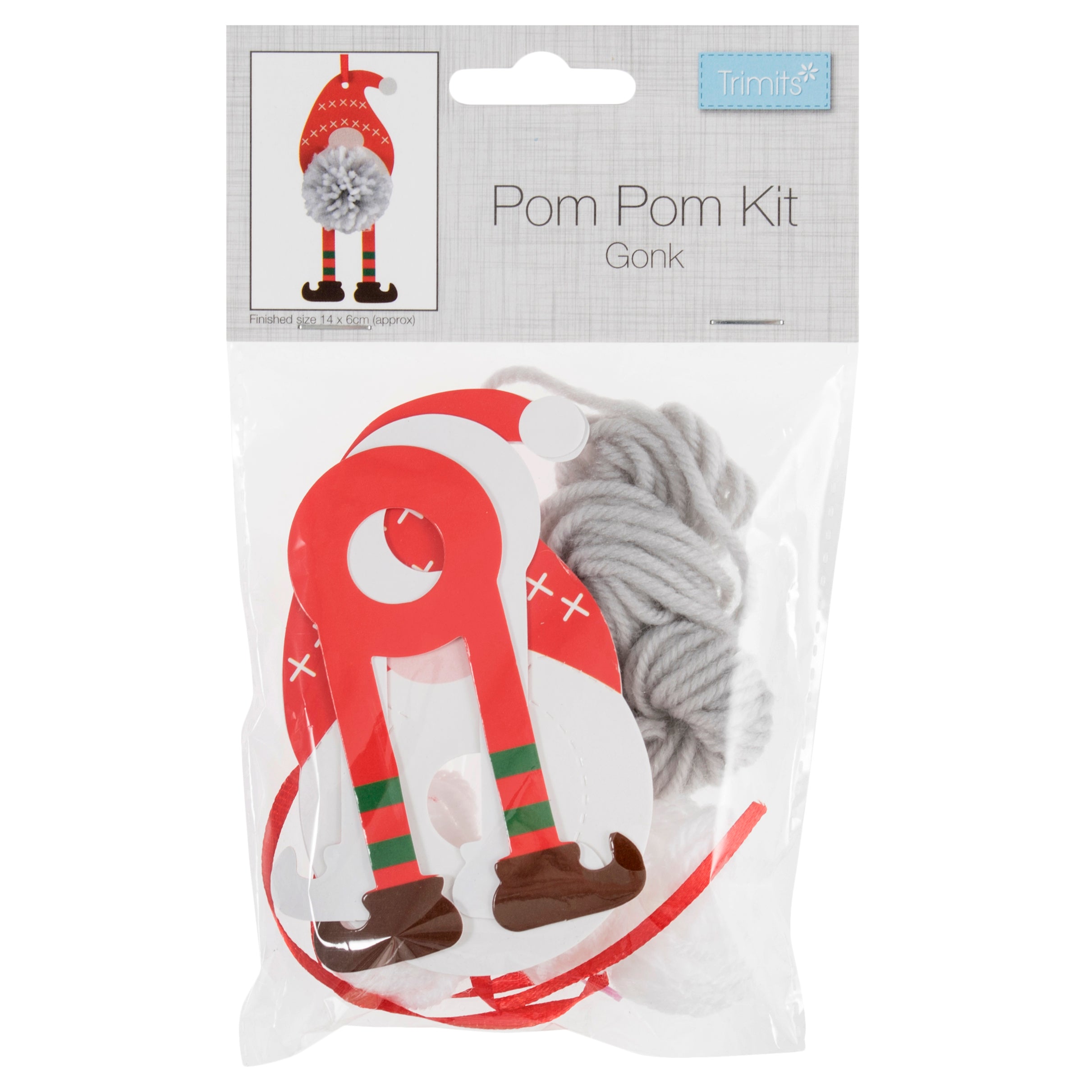 Pompom Decoration Kit - Christmas Gonk