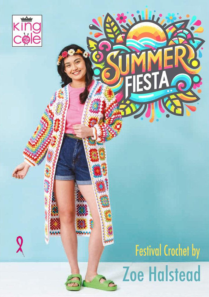 King Cole Summer Fiesta - Festival Crochet by Zoë Halstead