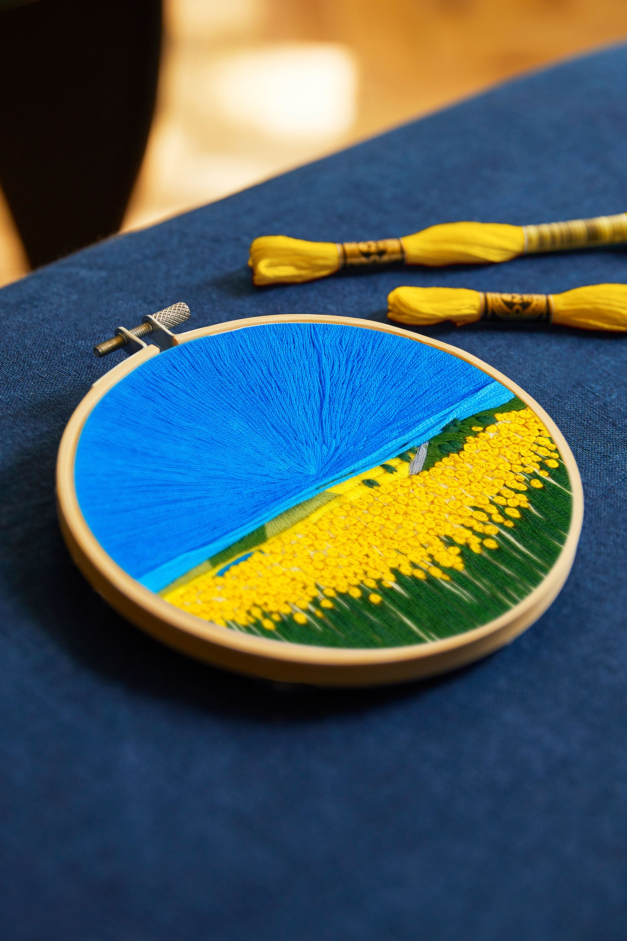 DMC Sunflower Fields by Victoria Rose Richards (Embroidery Kit)