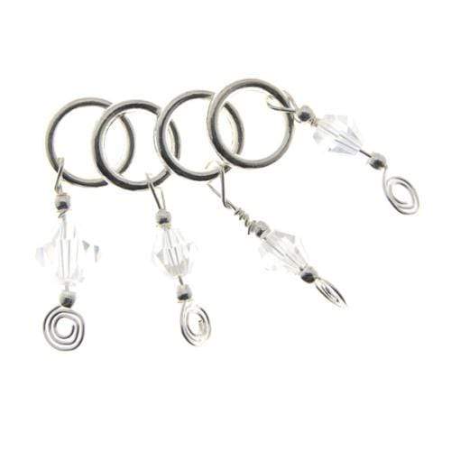 Kuszty Accessories Kuszty Stitch Marker - Clear AB Bicone Crystal