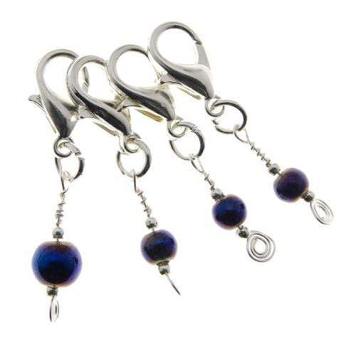 Kuszty Accessories Kuszty Stitch Marker - Purple Iris Smooth Round Crystal