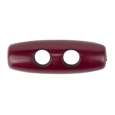 Italian Buttons Buttons Burgundy (16) Italian Buttons Toggle Button - 25mm IB-B543-25-16